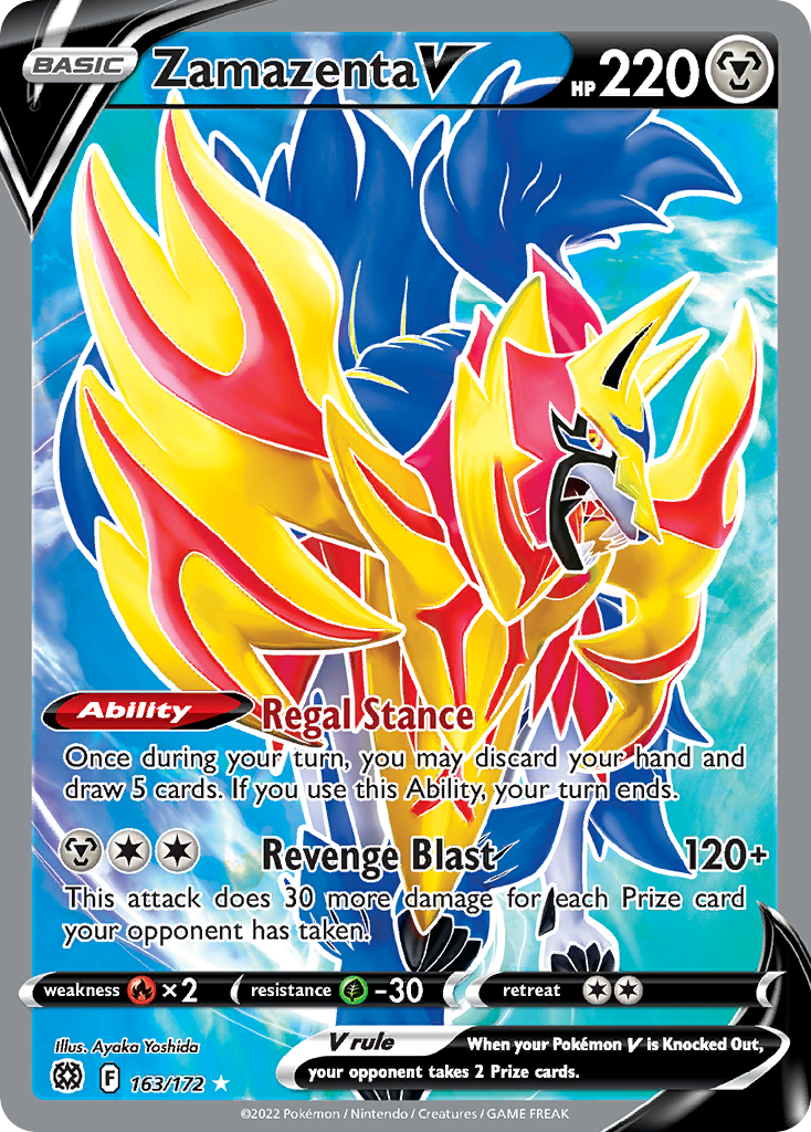 Brilliant Stars Zamazenta V #163/172
